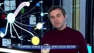 Jupiter, Venus și Luna, spectacol pe cer