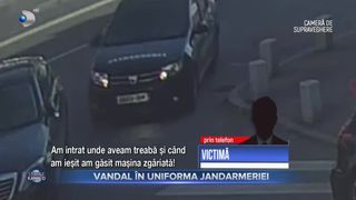 Vandal &icirc;n uniforma jandarmeriei