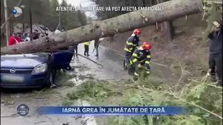 Iarna grea in jumatate de tara