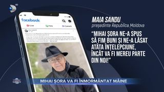 Mihai Șora va fi înmormântat mâine