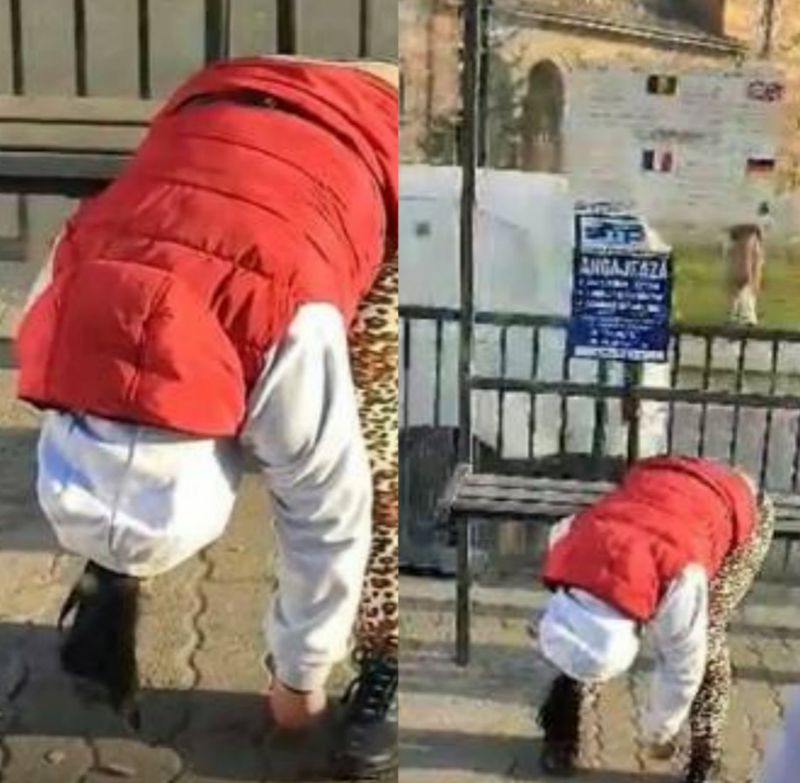 Tânără surprinsă în centrul Timișoarei sub efectele drogului Zombie