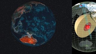 planeta păm&acirc;nt minge de fier