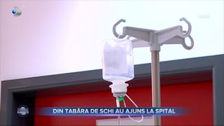 Din tabăra de schi au ajuns la spital