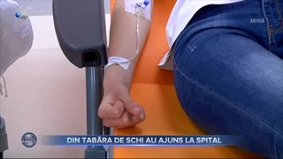 Din tabăra de schi au ajuns la spital