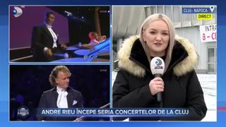 Andre Rieu &icirc;ncepe seria concertelor de la Cluj