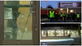 Clipe de coșmar la priveghiul unui adolescent care a fost înjunghiat la școală. Trei tineri care au venit să-i aducă un ultim omagiu au fost împușcați