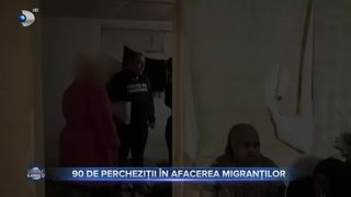 90 De percheziții în afacerea migranților