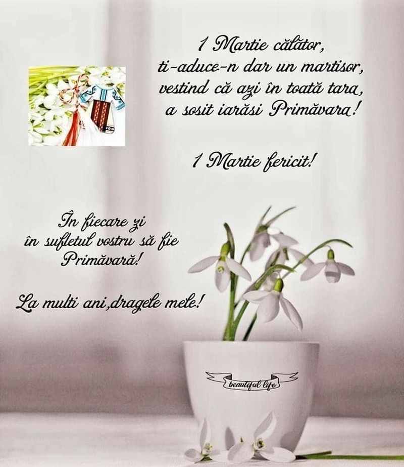 Mesaje de 1 Martie 2023. 