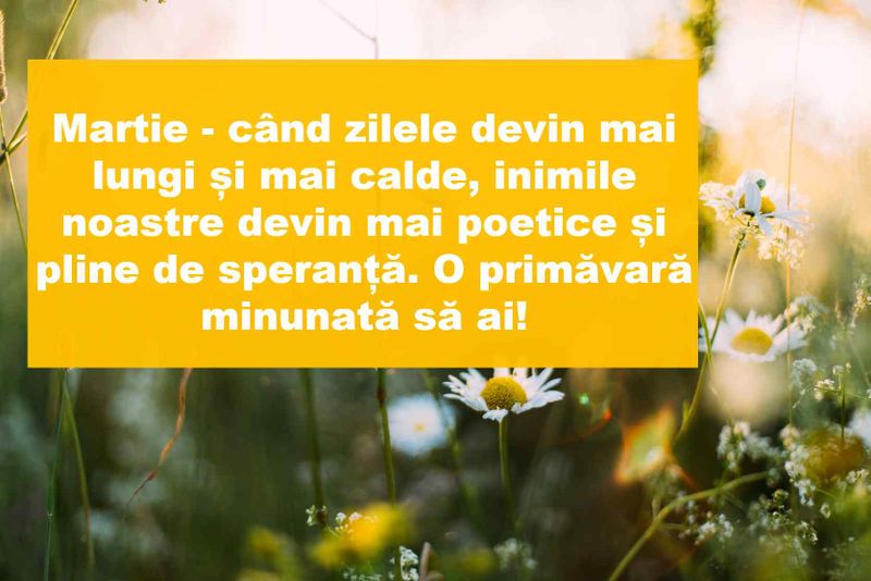 Mesaje de 1 Martie 2023. 