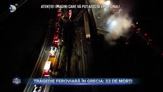 Tragedie feroviară &icirc;n Grecia - 32 de morți