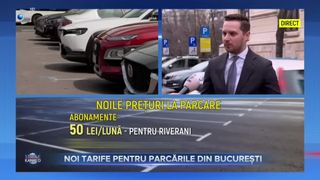 Noi tarife pentru parcările din București