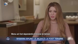 Shakira spune că muzica i-a fost terapie