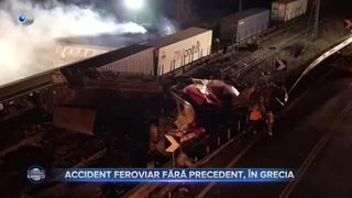 Accident feroviar fără precedent, în Grecia