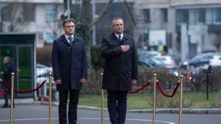 VIDEO - Premierul Republicii Moldova, prima vizită în România. Ce a discutat cu Nicolae Ciucă