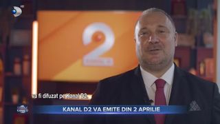 Kanal D2 va emite din 2 aprilie