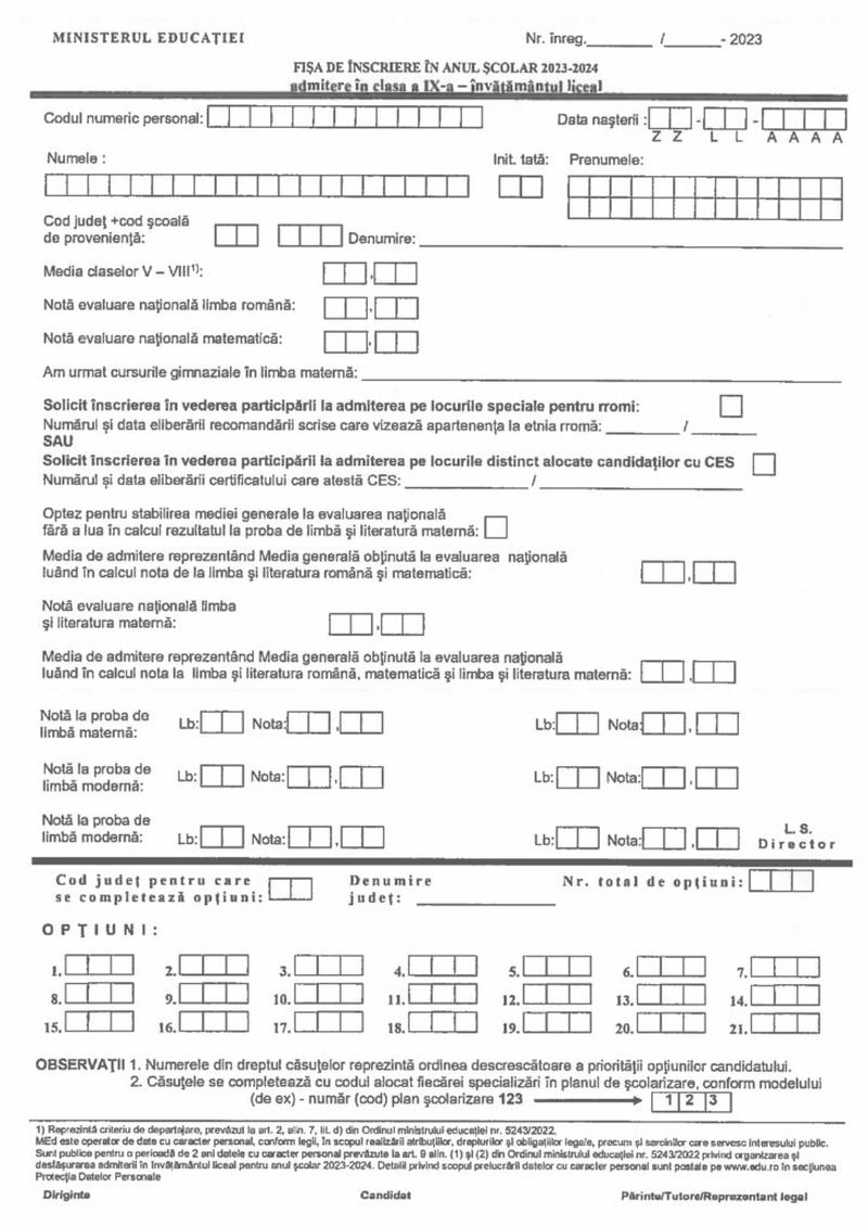 Examen Admitere Liceu 2023. Când ar putea avea loc admiterea la liceu și cum se va desfășura?