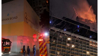Un zgârie-nori de 42 de etaje a luat foc în întregime, în Hong Kong