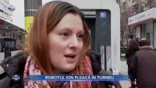 Robotul Ion pleacă &icirc;n turneu