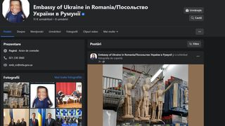 Atac cibernetic asupra paginii oficiale de Facebook a Ambasadei Ucrainei în România