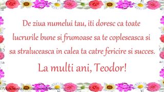 S&acirc;mbăta Sf&acirc;ntului Teodor 2023. Mesaje, urări și felicitări cu &bdquo;La mulți ani!&rdquo; pentru cei care poartă numele de Teodor și Teodora!