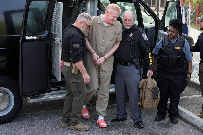 Alex Murdaugh în timpul anchetei