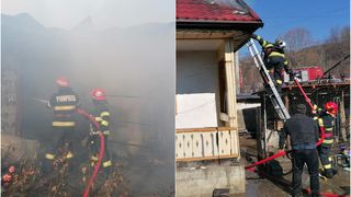 Incendiu puternic în comuna Vizantea Livezi, acolo unde flăcările au cuprins o locuință și mai multe anexe