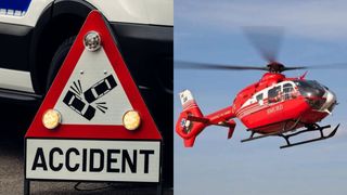 Accident rutier grav: cinci victime în urma impactului. A intervenit elicopterul SMURD