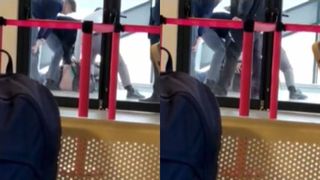 VIDEO- Incident scandalos pe Aeroportul Internațional din Cluj! Un bărbat pus pe scandal a fost amendat de poliţiştii de frontieră