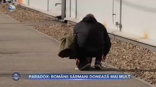 Paradox - rom&acirc;nii sărmani donează mai mult