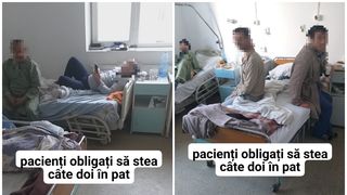 VIDEO- Situație revoltătoare la spitalul Municipal din Drăgășani. Pacienți obligați să stea câte doi în pat