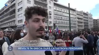 Revolte &icirc;n Grecia după catastrofa feroviară