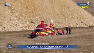 Accident la cariera de piatră
