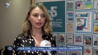 Ugur Yesil, CEO Kanal D, premiat pentru leadership