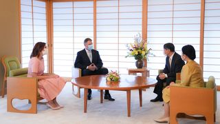 Carmen Iohannis, apariție de senzație la vizita oficială cu împăratul Japoniei. Ce ținută a purtat prima doamnă