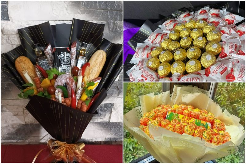 Un buchet de ciocolată, costă în jurul sumei de 160 de lei