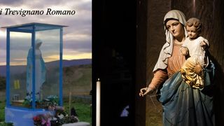 Miracol în Italia: o statuie plânge cu lacrimi de sânge