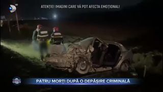 Patru morți după o depășire criminală