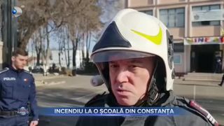 Incendiu la o școală din Constanța