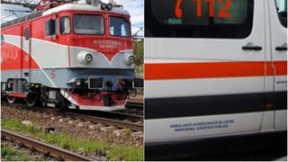 Un copil de 4 ani a fost lovit de tren, în Prahova. El se află în stare gravă la spital