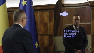 VIDEO: Robotul ION de la Guvern a primit jumătate de milion de mesaje în prima săptămână de la lansare