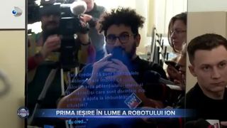 Prima ieșire &icirc;n lume a robotului Ion