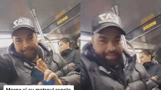 Florin Salam a lăsat deoparte mașinile de lux. Manelistul a fost surprins în metrou