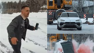 VIDEO - Un rus a distrus un Lamborghini Urus de 250.000 de euro. Este incredibil motivul pentru care a recurs la un astfel de gest