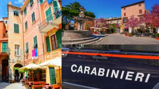 Un român a făcut prăpăd în centrul vechi al unui orășel din Italia. A spart cu ciocanul vitrinele mai multor magazine