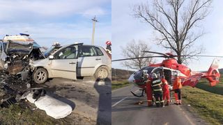 Grav accident rutier: cinci victime în urma impactului. A fost necesară intervenția elicopterului SMURD