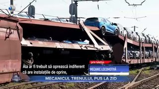 Mecanicul trenului, pus la zid