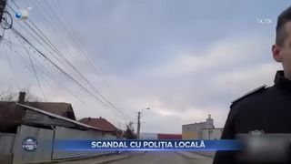 Scandal cu poliția locală