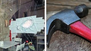 „Hoțul cu ciocanul roșu”, care creat haos în Italia, a fost prins de polițiști. Românul a dat mai multe spargeri