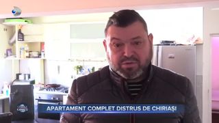 VIDEO- Apartament distrus complet de chiriași