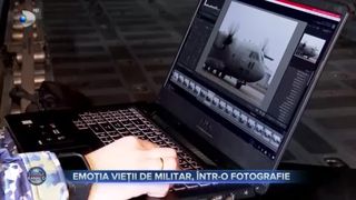 Emoția vieții de militar, într-o fotografie